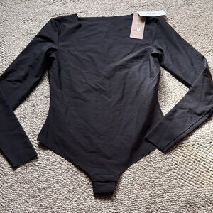 BYEBRA Low Back Shapewear Bodysuit - Black